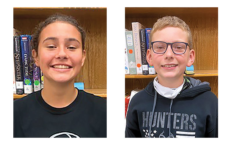 Alva Middle School Students of the Month announced Alva Review Courier